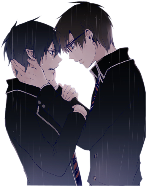#blue Exorcist#rin Okumura#yukio Okumura - Yukio Rin (494x650), Png Download