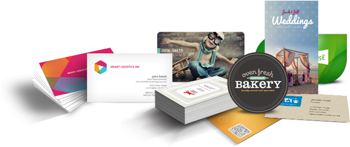 Die-cut Business Cards Printing (724x487), Png Download