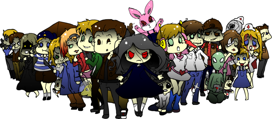 Silent Hill Crew By Gilbertsbeer-d4o5gmn - Silent Hill Alessa And Travis (900x394), Png Download