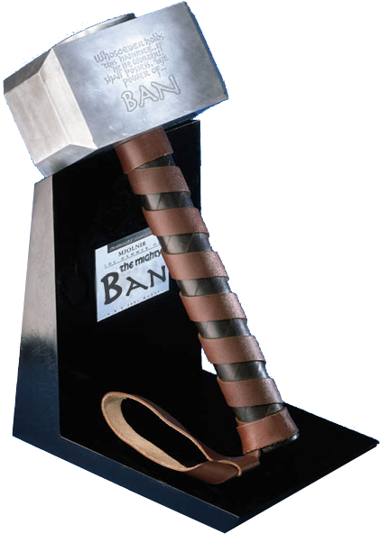 Banhammer - Ban Hammer (480x640), Png Download