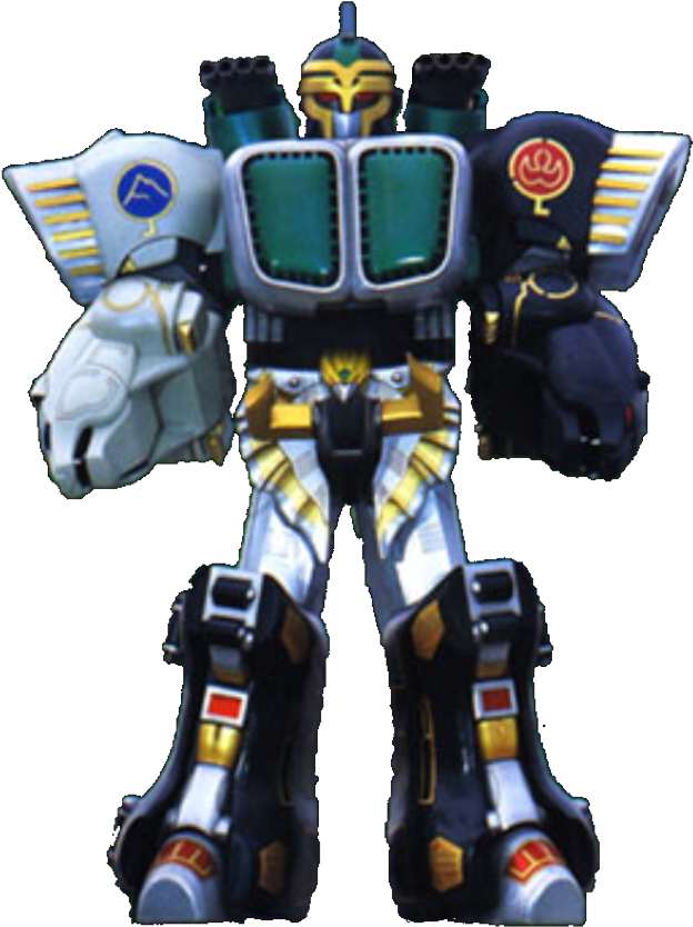 Kongazord & Gaomuscle - Power Rangers Wild Force Kongazord (640x849), Png Download