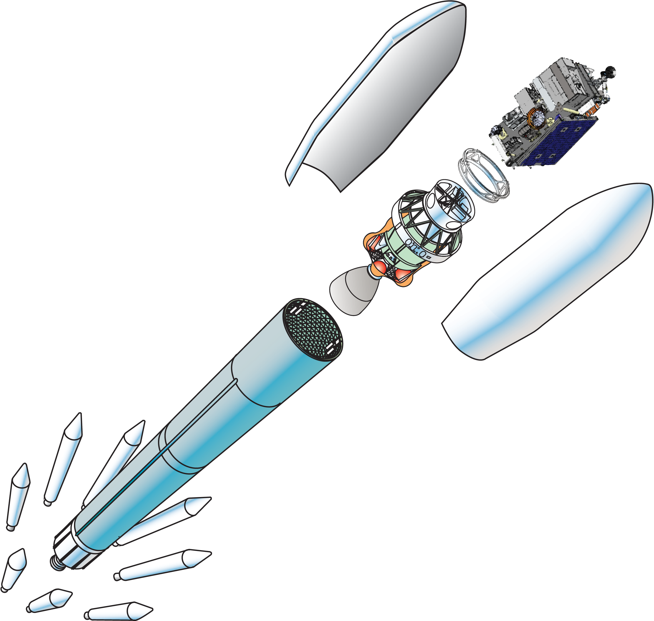 Delta Ii 7920-10c Launch Vehicle Photo - Delta Ii Jpss 1 (2317x2167), Png Download