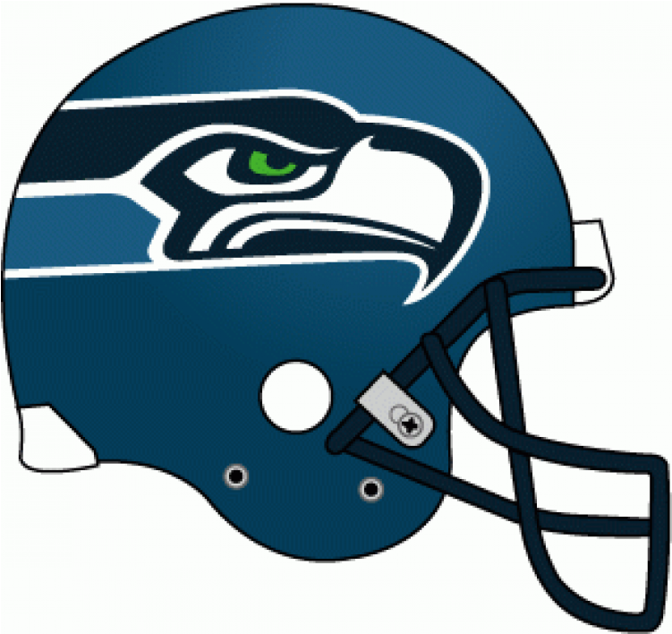 Seattle Seahawks Iron Ons - Seattle Seahawks Helmet Logo (750x930), Png Download