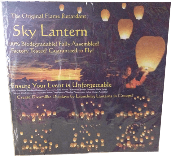 Sky Lantern White - Sky Lantern (600x600), Png Download