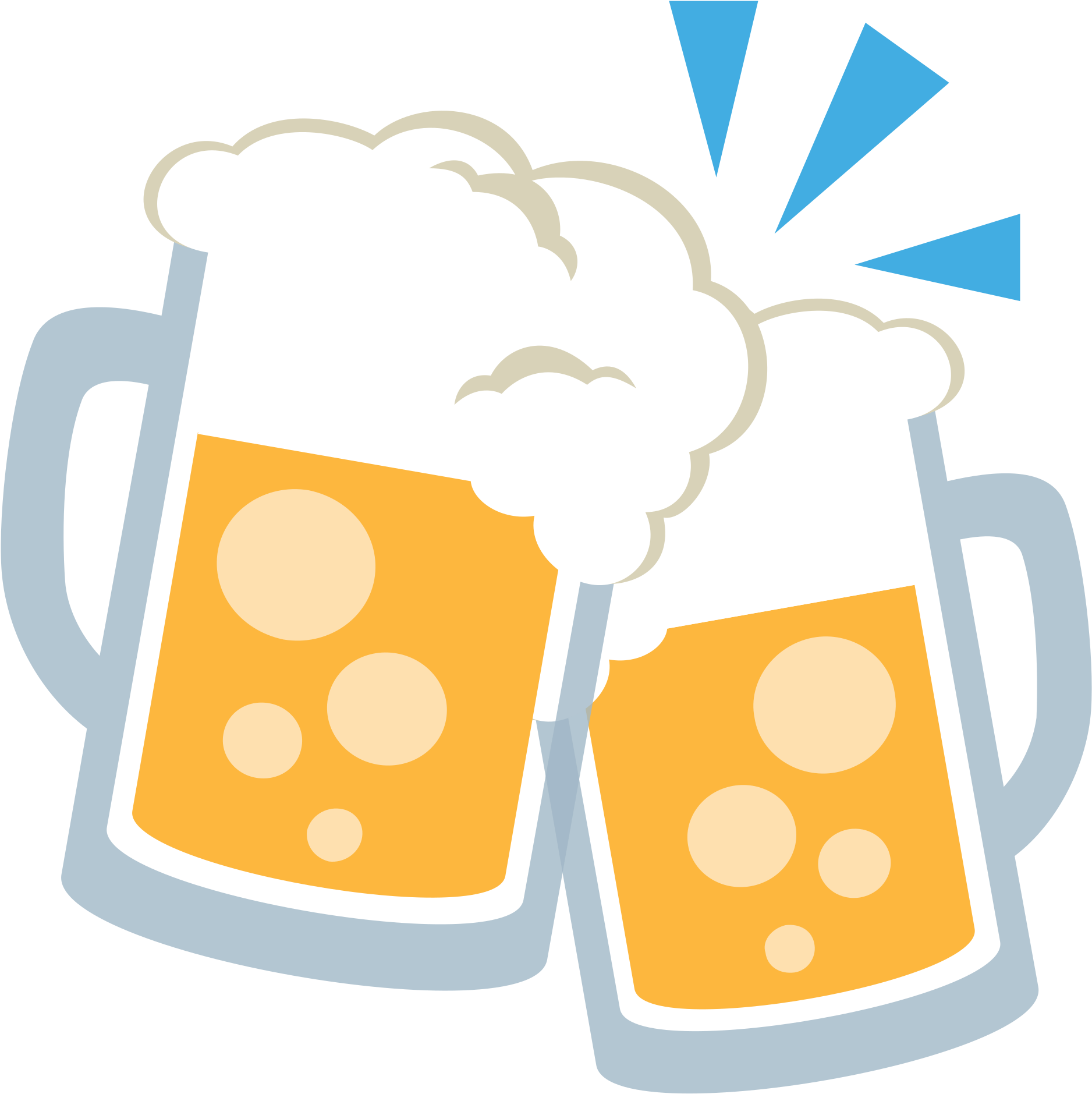 Open - Emoticon Beer Png (2000x2000), Png Download