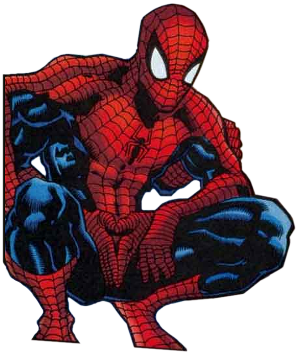 Peter Parker - Man Spider (595x709), Png Download
