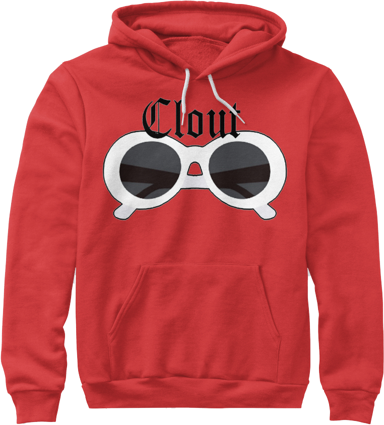 Load Image Into Gallery Viewer, Clout Goggles Hoodie (900x900), Png Download