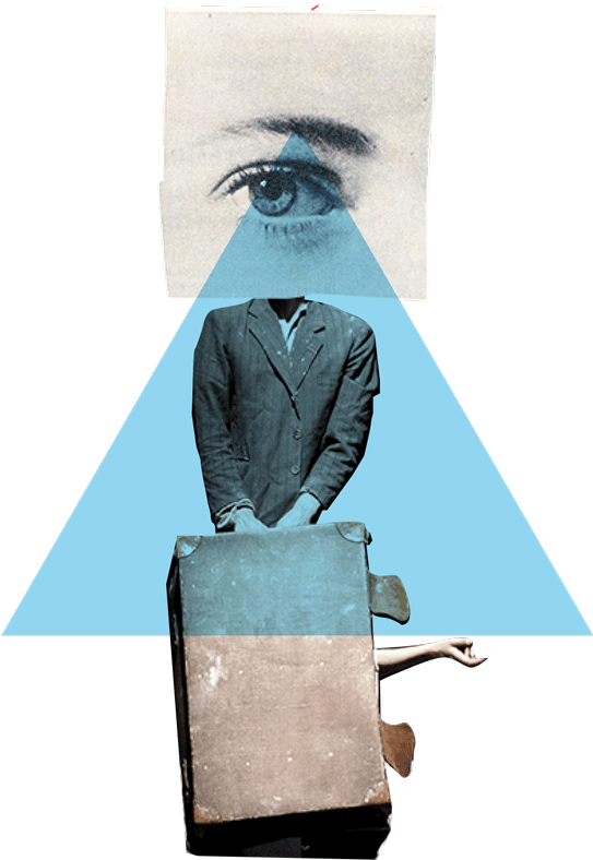 Formed In 2012, Clout Theatre Met And Trained At Lecoq - Illustration (542x800), Png Download