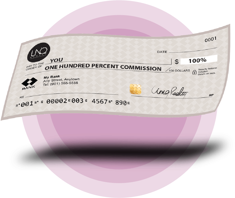 100% Commission - Label (1116x1000), Png Download