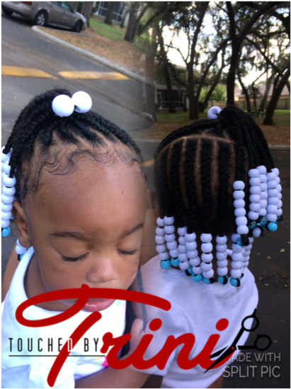 Braids For Babies - Poster (444x700), Png Download