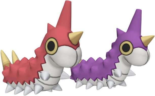 Wurmple 3d Model - Wurmple Super Smash Bros (620x537), Png Download