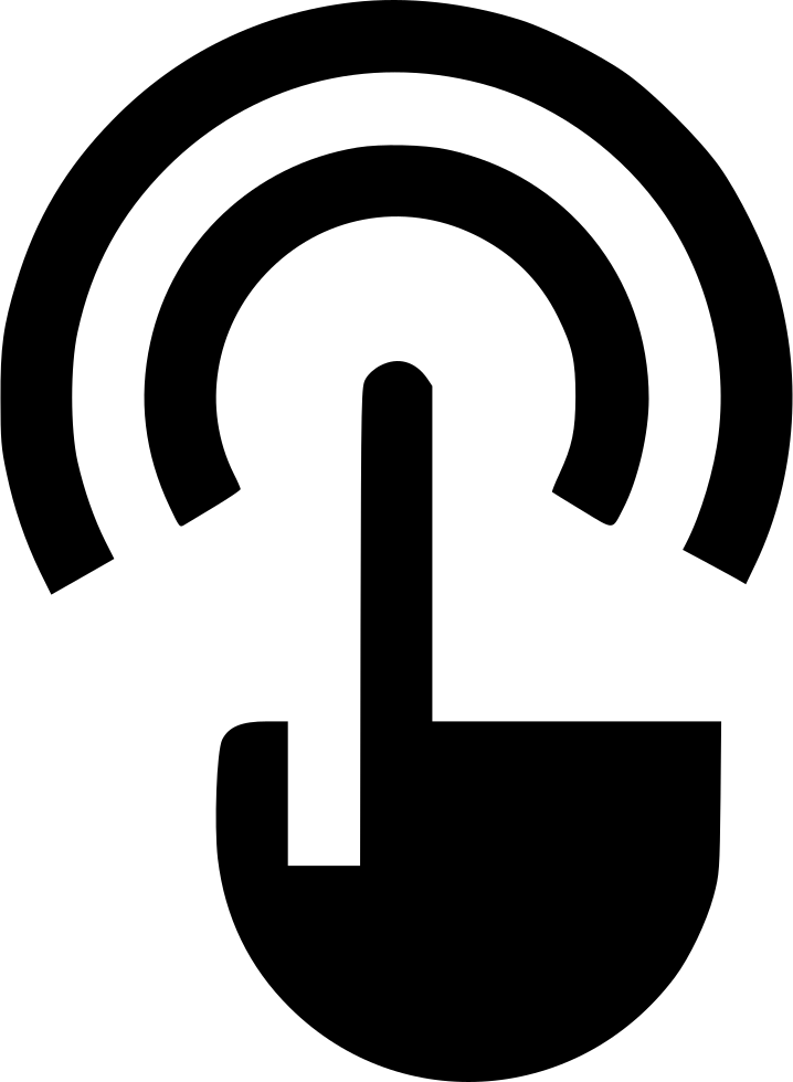 Touch Gesture Ui Wifi Finger Ui Comments - Ville De Saint Etienne (718x980), Png Download