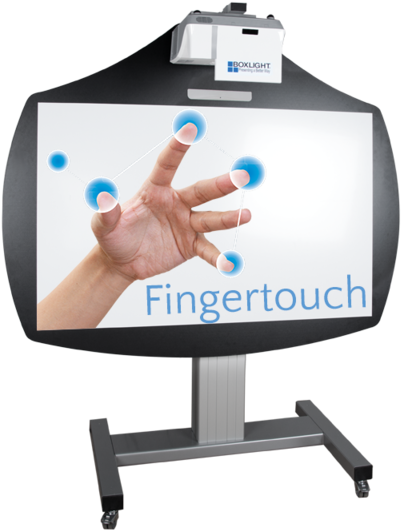 Finger Touch - Display Device (800x534), Png Download