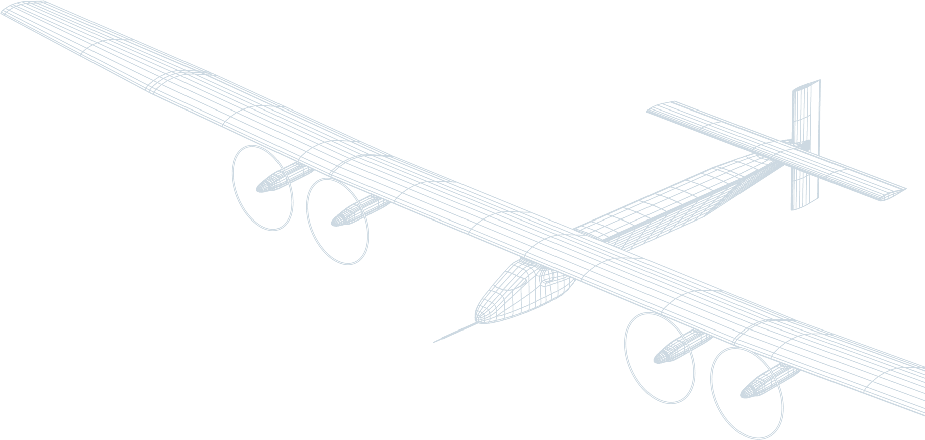 Solar Impulse Plane - Airplane (1840x876), Png Download