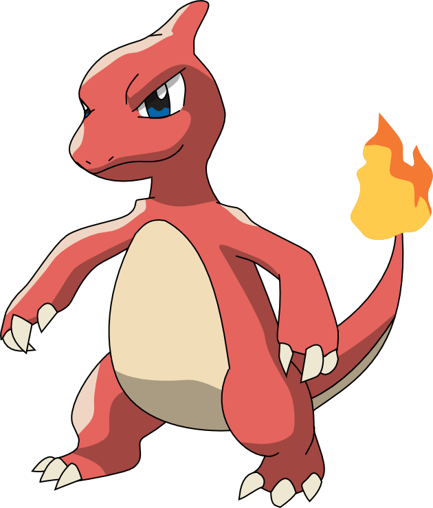Vector Library Stock By Pklucario On - Charmeleon (630x739), Png Download