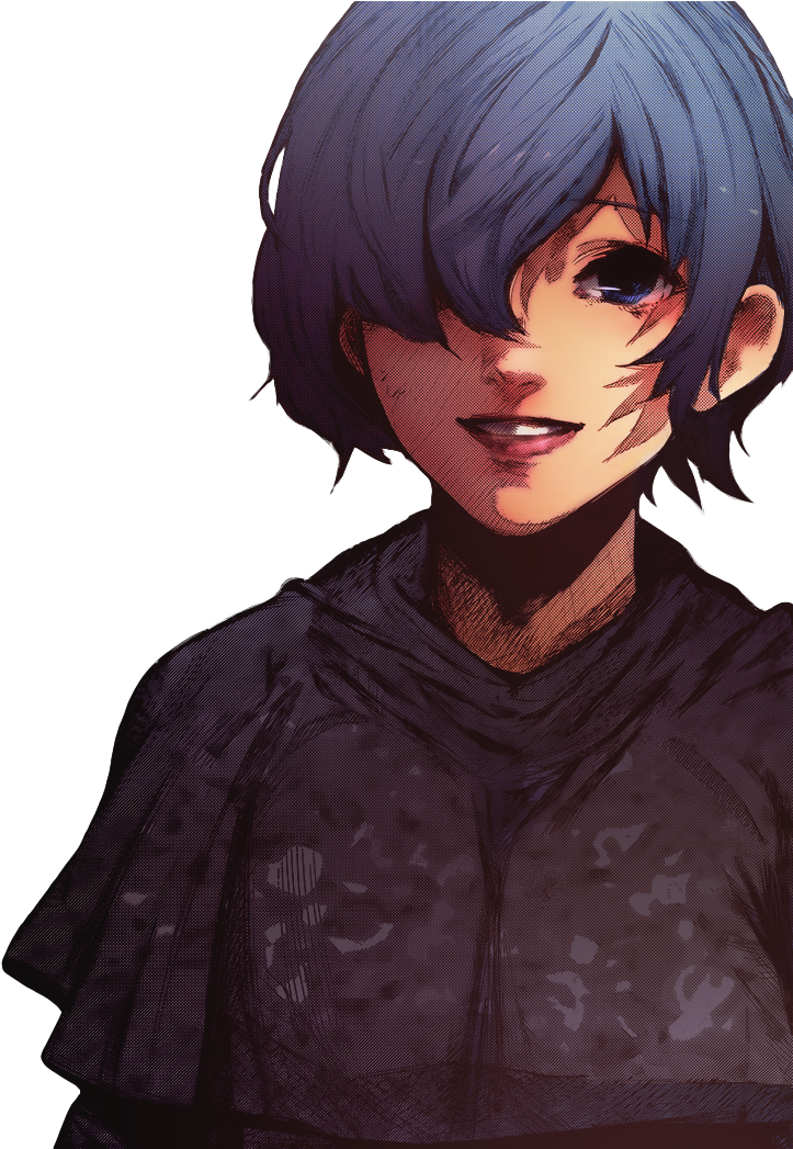 Touka Tokyo Ghoul - Cartoon (752x1046), Png Download