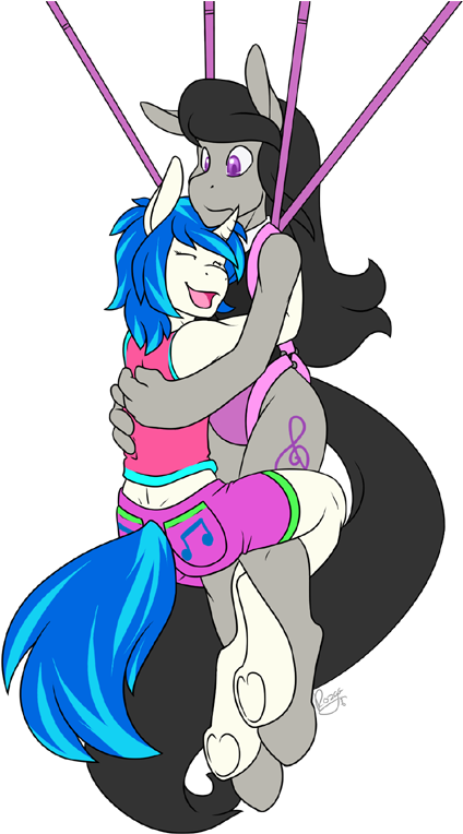 Rozga, Clothes, Dj Pon-3, Eyes Closed, Octavia Melody, - Cartoon (640x800), Png Download