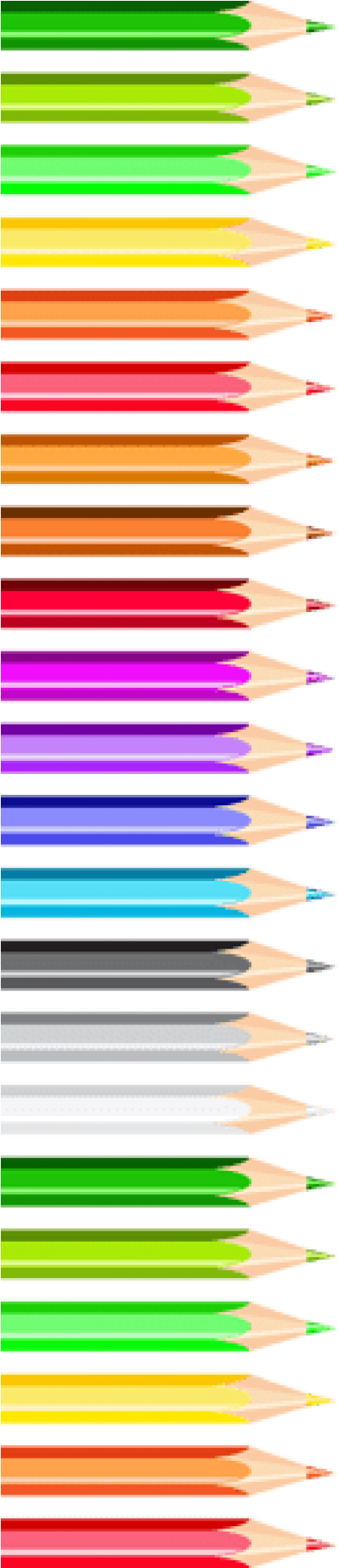 Free Png Transparent Deco Pencils Png Vector Png Images - Paper (480x1946), Png Download