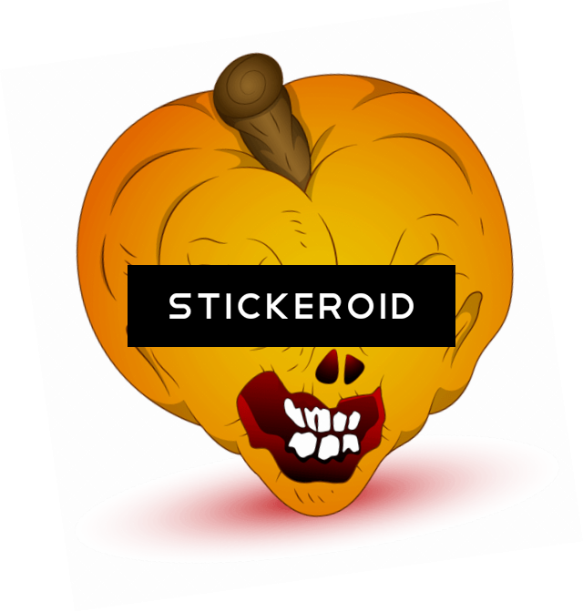 Angry Halloween Pumpkin - Pumpkin (640x672), Png Download