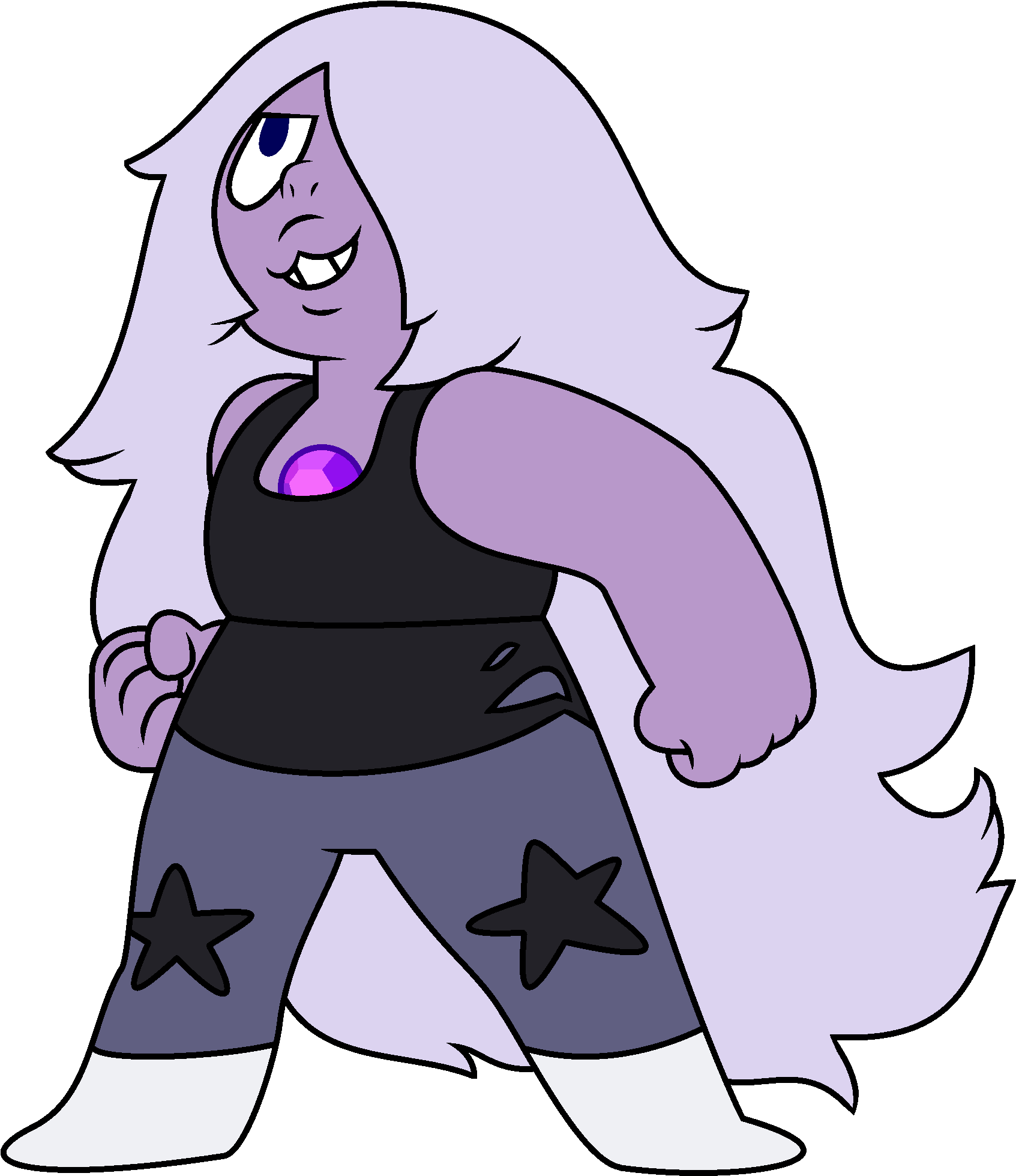 Amethyst - By Lion - Reformed - Steven Universe Amethyst Current (2000x2000), Png Download