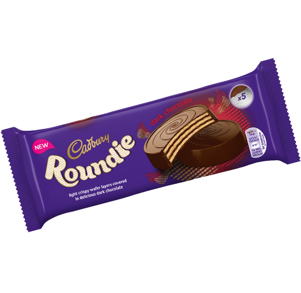 Cadbury Roundie Dark Chocolate - Cadbury Roundie Dark Chocolate 150g (1022x600), Png Download