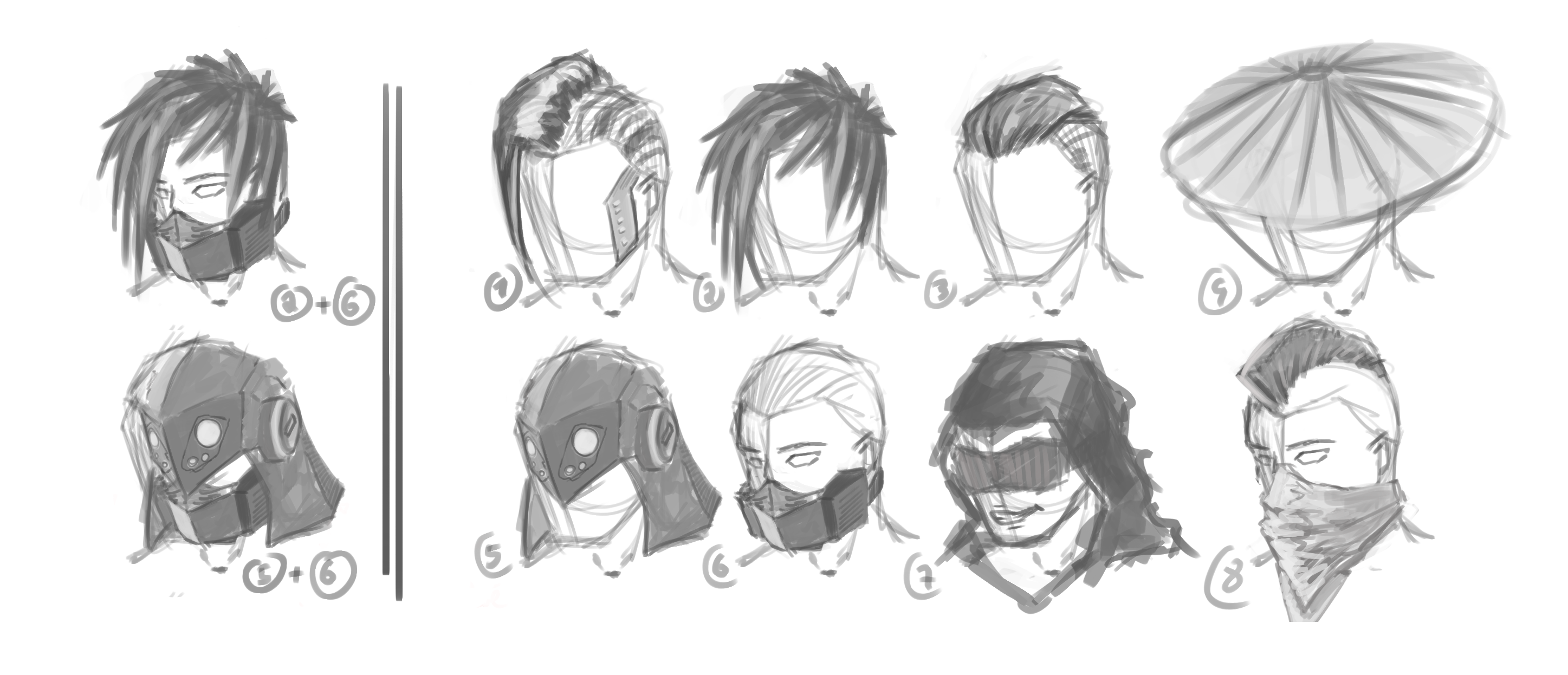 Headconcepts - Sketch (2974x1349), Png Download
