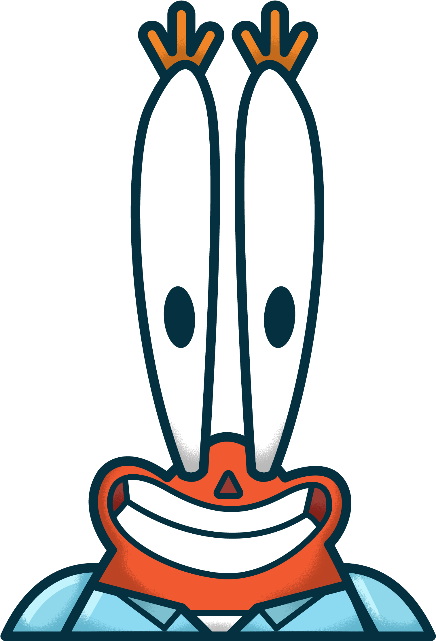 Business Magnate Who Owns Krusty Krab - Cartoon (2649x2946), Png Download