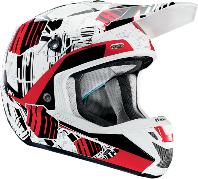Thor Verge Block Motocross Helmet - Thor Verge Block Helmet 2xl (662x600), Png Download