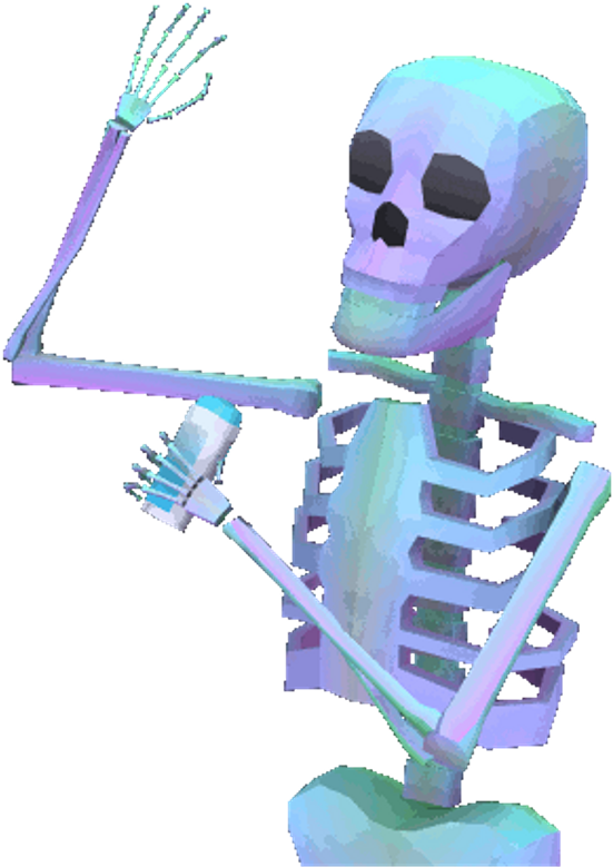 Freetoedit Transparentskeleton Vaporwave Lund - Vaporwave Gif Kiss Png (1024x1024), Png Download