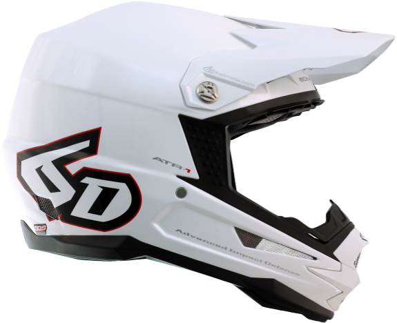 White 6d Helmet (840x560), Png Download