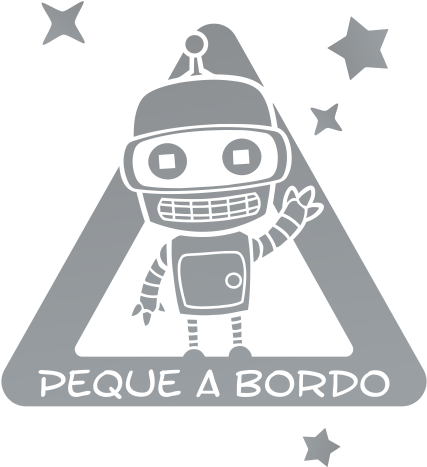 Bebé A Bordo Personalizado Baby Bender Futurama Adhesivosnatos - Drawing (570x708), Png Download