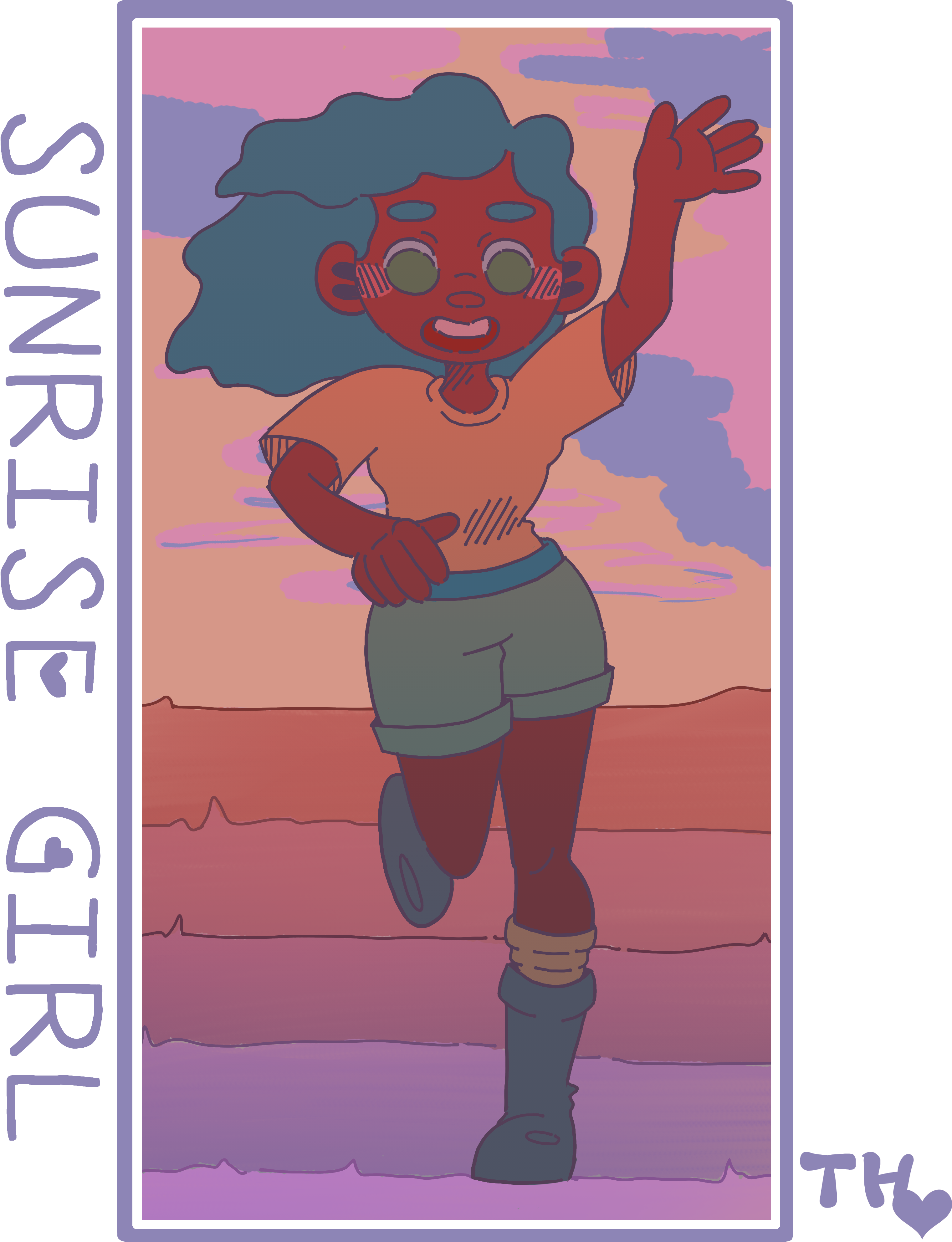 Cutegrltransparent3 Small - Poster (3907x4185), Png Download