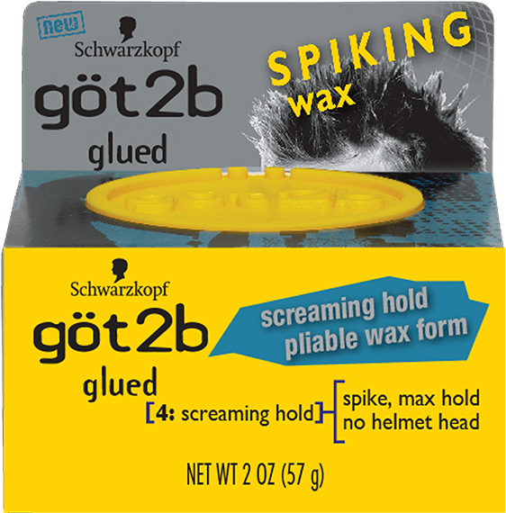 Got2b Us Glued Wax - Got2b Glued Spiking Hair Wax, 2 Ounce (970x1400), Png Download