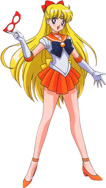 Silver Moon Crystal Power Kiss , Search Results For - Super Sailor Venus Png (435x750), Png Download