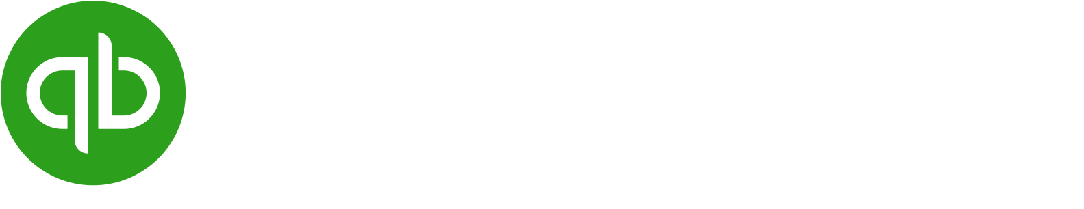 Qb Logo White - Quickbooks Online Simple Start (1810x575), Png Download