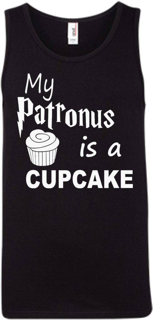 My Patronus Is A Cupcake Ringspun Cotton Tank Top - Northwestern Wildcats - My Patronus Is - Gildan Fleece (1024x1024), Png Download