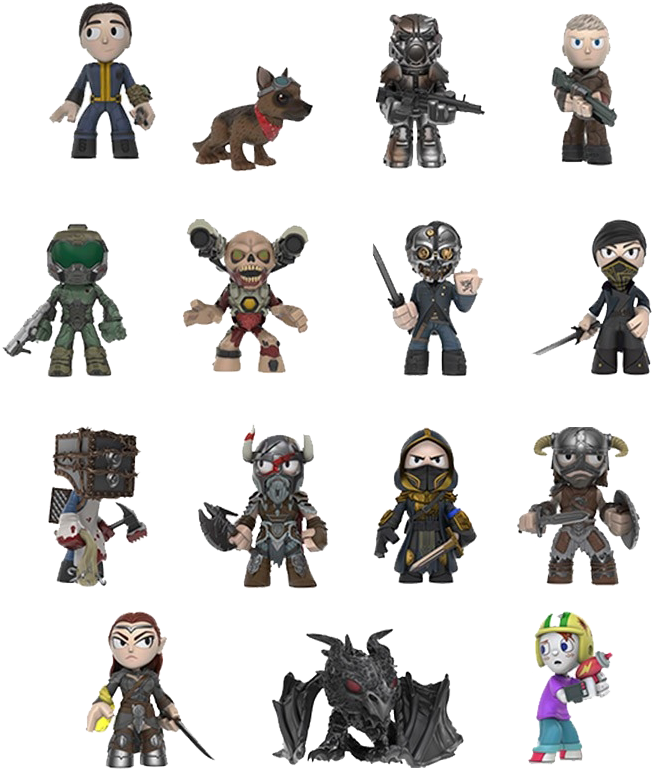 The Bethesda Store Europe - Funko Mystery Mini Bethesda All Stars One Mystery Action (800x800), Png Download