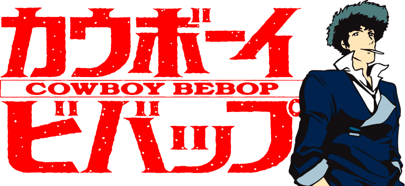 Cowboy Bebop Black And White (832x384), Png Download