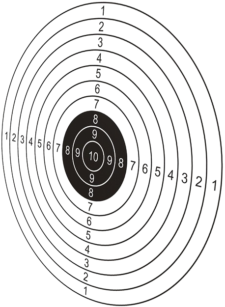 Shooting Target Download Png Image (497x720), Png Download