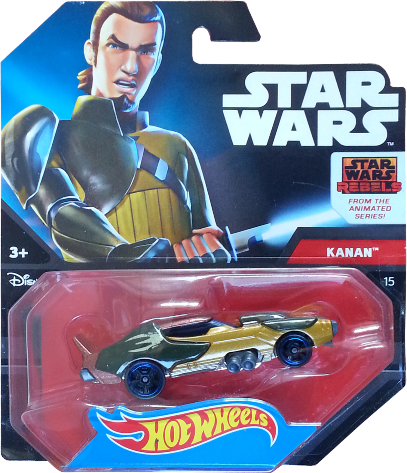 Kanan Package Front - Hot Wheels Star Wars Rebels (1354x1576), Png Download