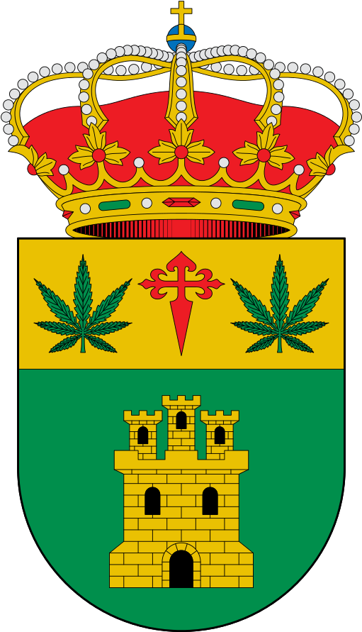 Arms Of Santa Cruz De Los Cáñamos, Spain - Escudo Santa Cruz De Los Cañamos (510x899), Png Download