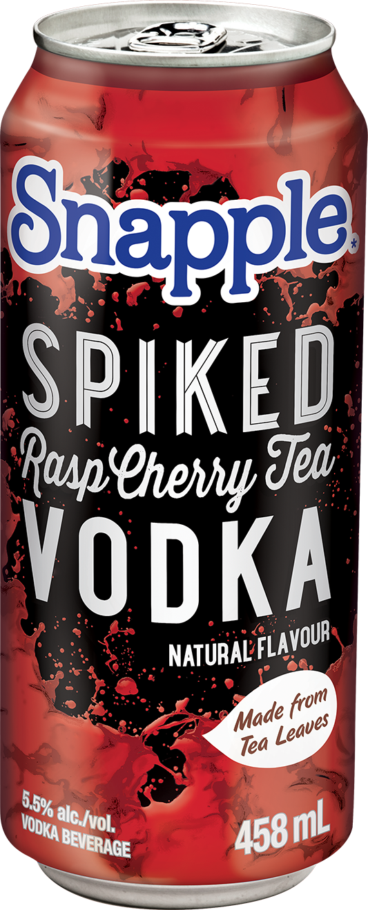 Snapple Spiked Rasp Cherry Tea - Snapple Spiked Strawberry Kiwi (533x1316), Png Download