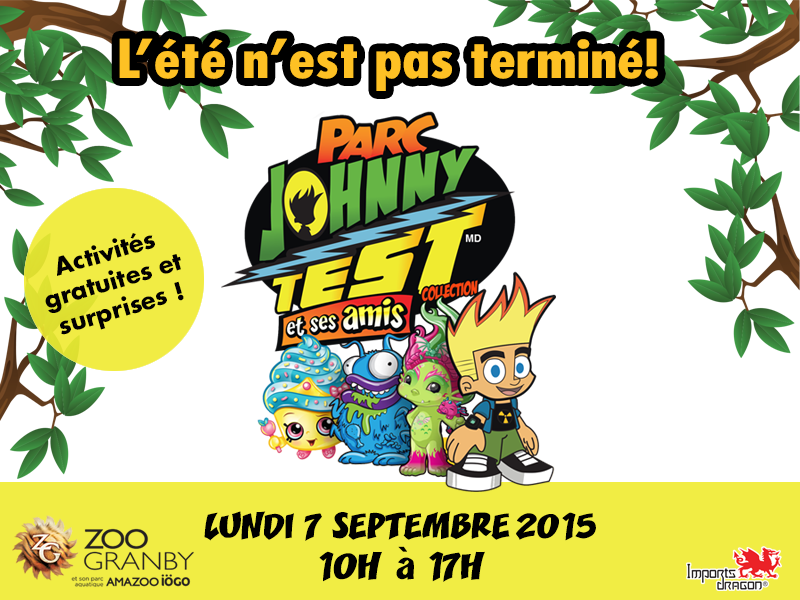 Zoo De Granby -sept 2015 Fr - Johnny Test: Super Smarty-pants [dvd] (800x600), Png Download