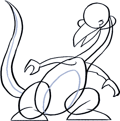 How To Draw Cartoon Dragon - Draw Cartoon Dragon (678x600), Png Download