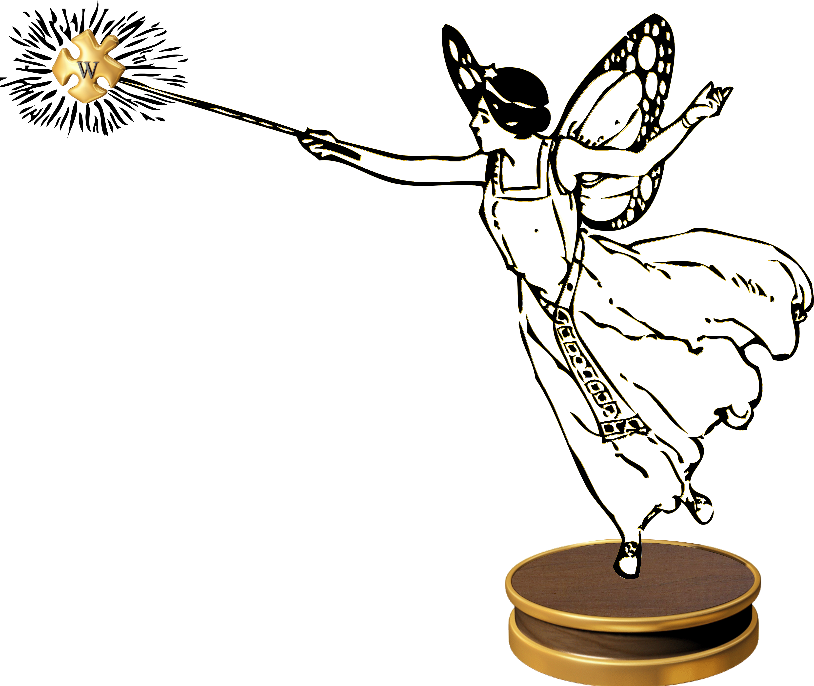 File Preis Fee Png Wikimedia Commons Filetest - Fairy God Mother Logo (3365x2802), Png Download