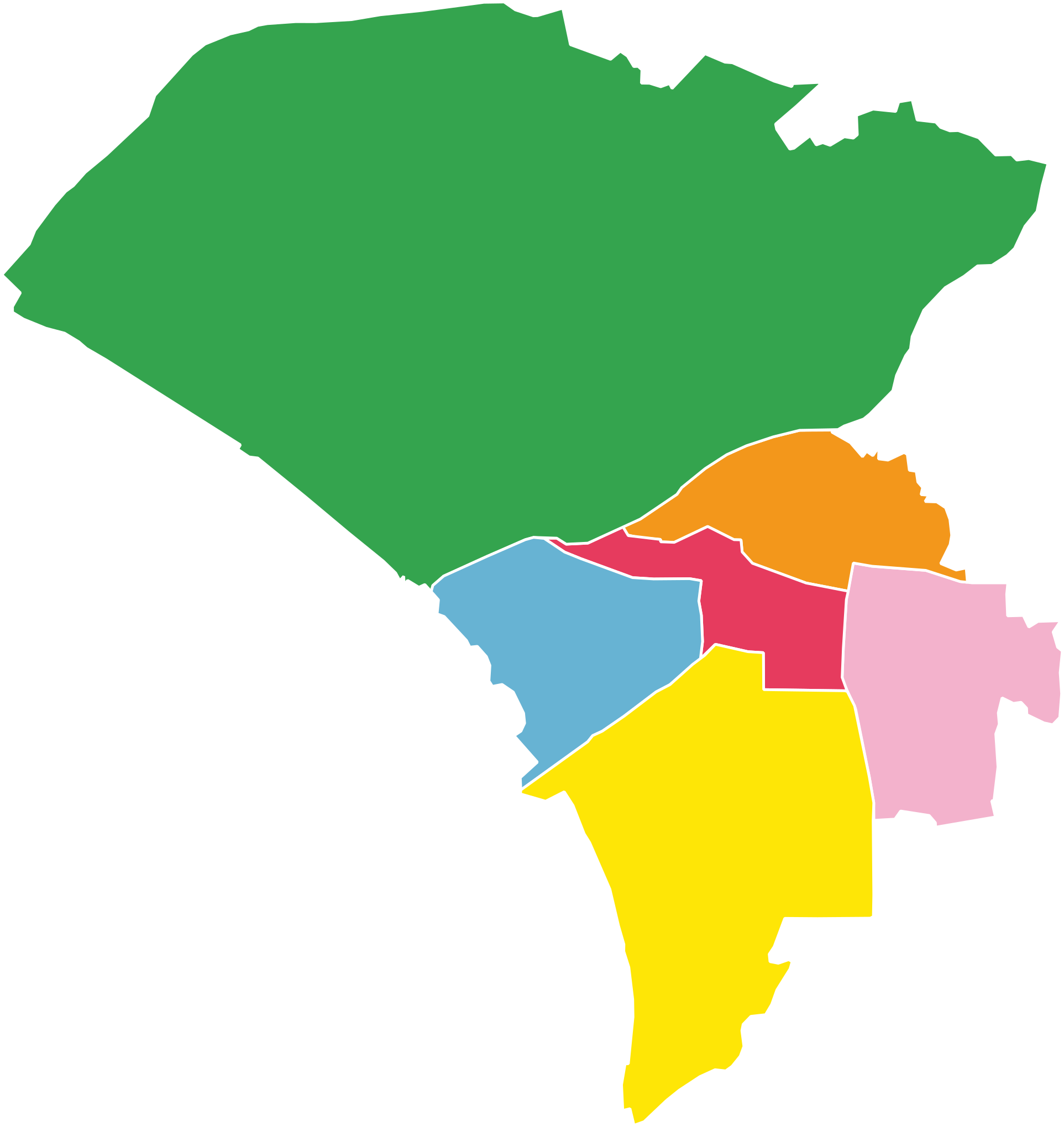 Open - 舊 台南 市 區 (2000x2118), Png Download