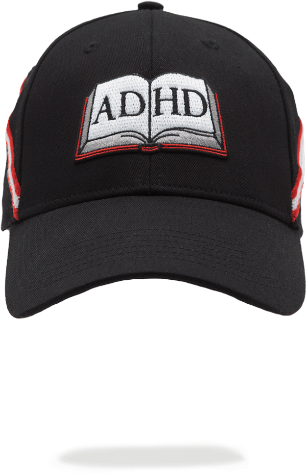 Sprayground Adhd Hat Front 95e464ba C445 49e4 B410 - Sprayground Adhd Hat Cap (adjustable), Black (940x1200), Png Download