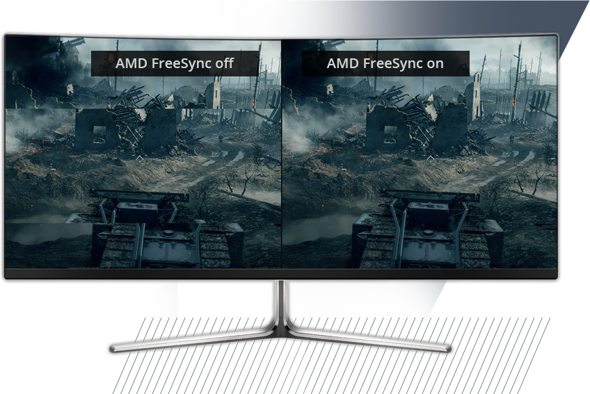 "put An End To Screen Tearing And Enjoy Fluid, Artifact-free - Amd Freesync 2 (848x567), Png Download