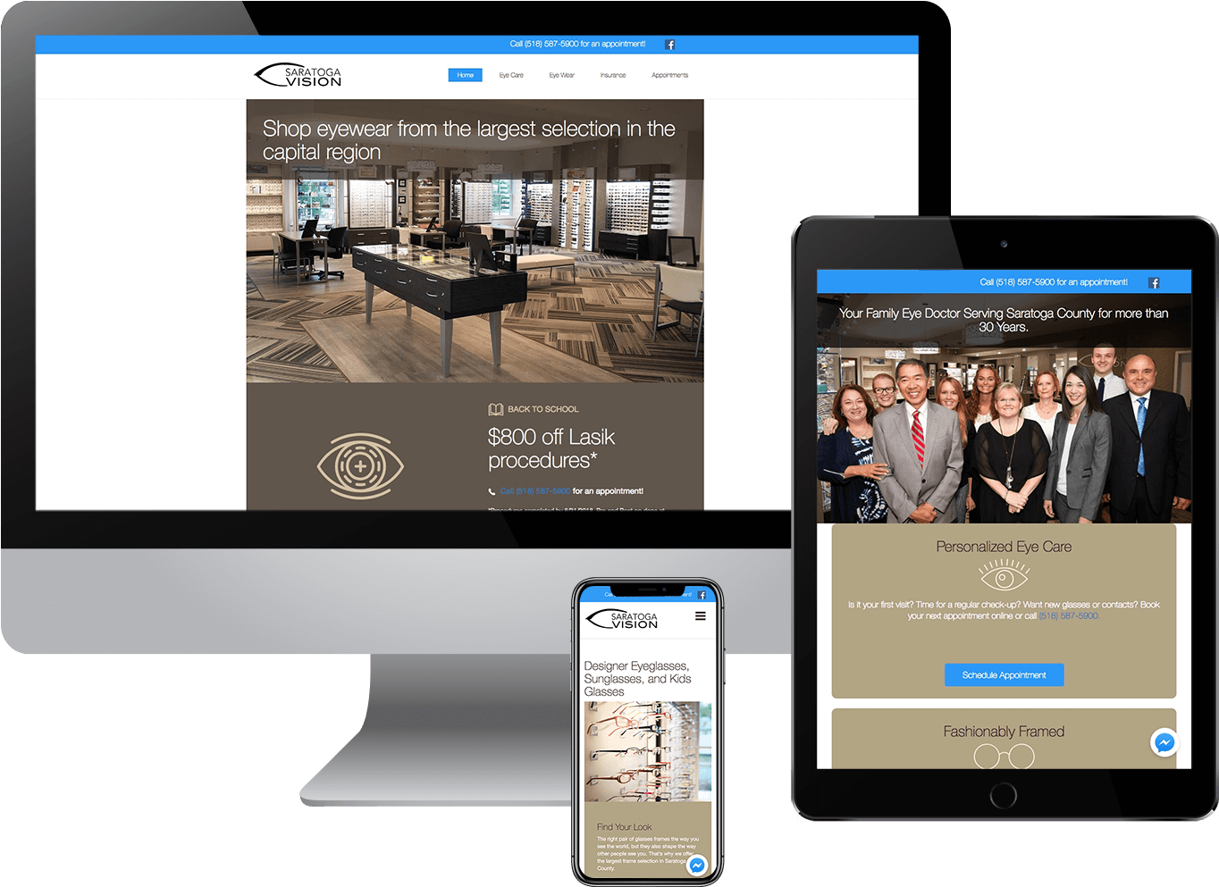 This Local Eye Doctor Saw A Lot More Traffic After - Tablet Computer (1920x1080), Png Download