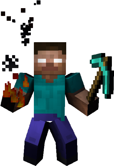 If You Want To Use This Herobrine For Something Go - Minecraft Herobrine (1280x720), Png Download